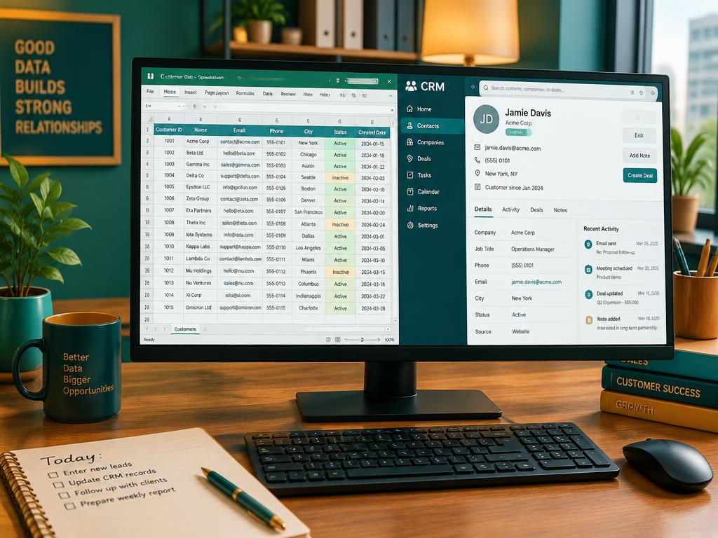 Data Entry & CRM Cleanup — 10 Hrs