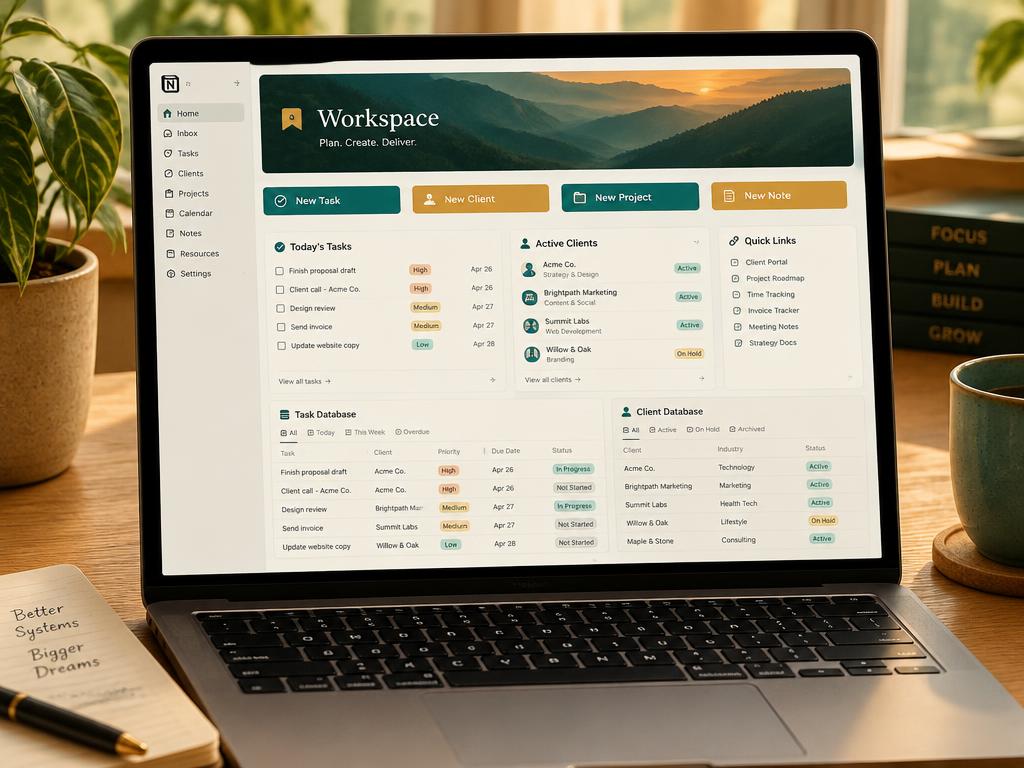 Business OS — Notion Template